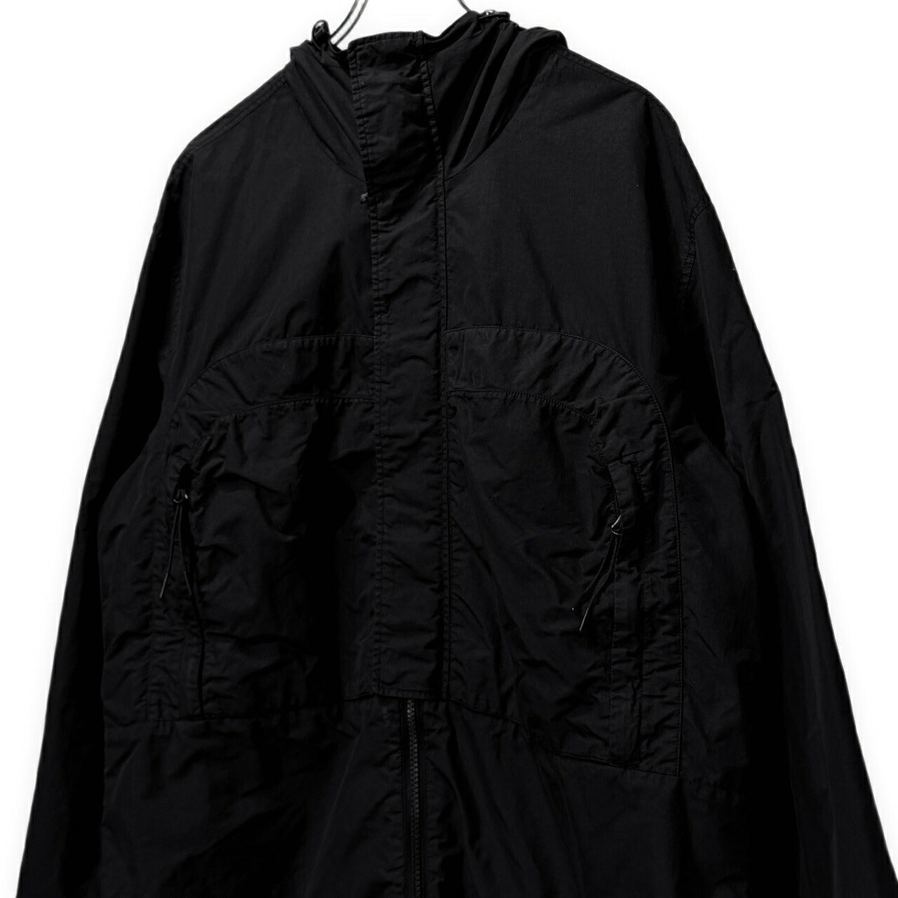 C.P. COMPANY Garment Dye Goggle Nylon Jacket Black Size M