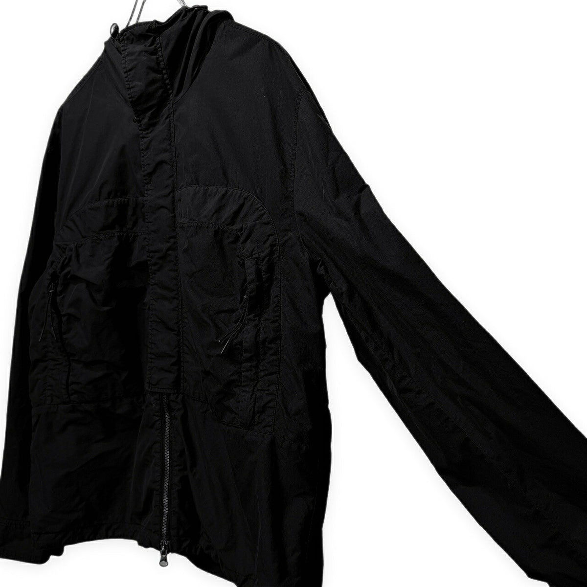 C.P. COMPANY Garment Dye Goggle Nylon Jacket Black Size M