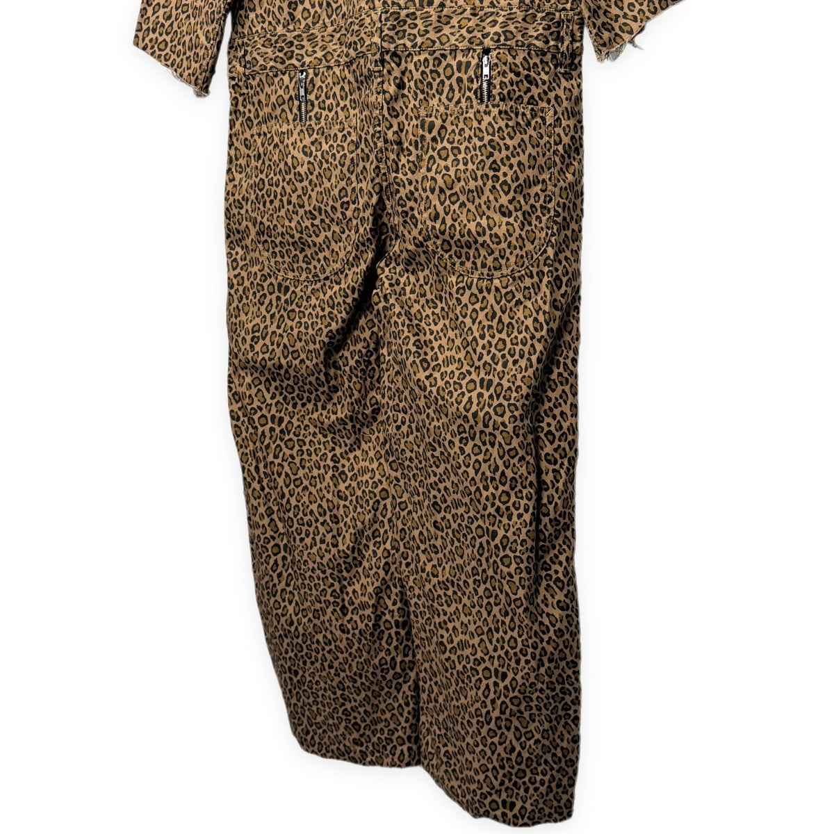 KIDILL Leopard Print Padlock Jumpsuit Brown Size 44