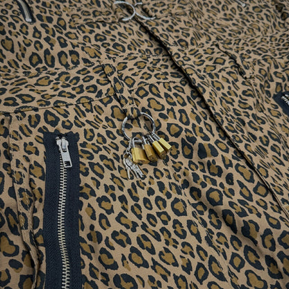 KIDILL Leopard Print Padlock Jumpsuit Brown Size 44