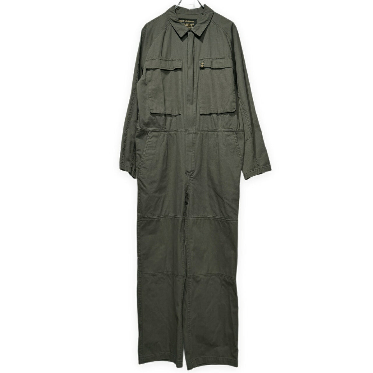Nigel Cabourn × ELEMENT HBT Back Logo Zip Jumpsuit Size 48