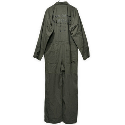 Nigel Cabourn × ELEMENT HBT Back Logo Zip Jumpsuit Size 48
