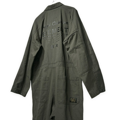 Nigel Cabourn × ELEMENT HBT Back Logo Zip Jumpsuit Size 48
