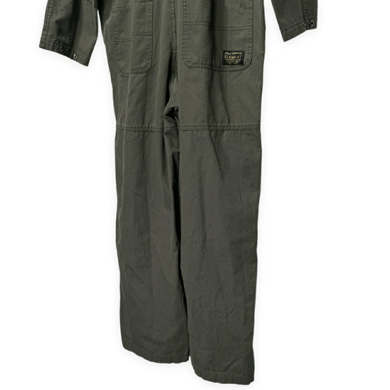 Nigel Cabourn × ELEMENT HBT Back Logo Zip Jumpsuit Size 48
