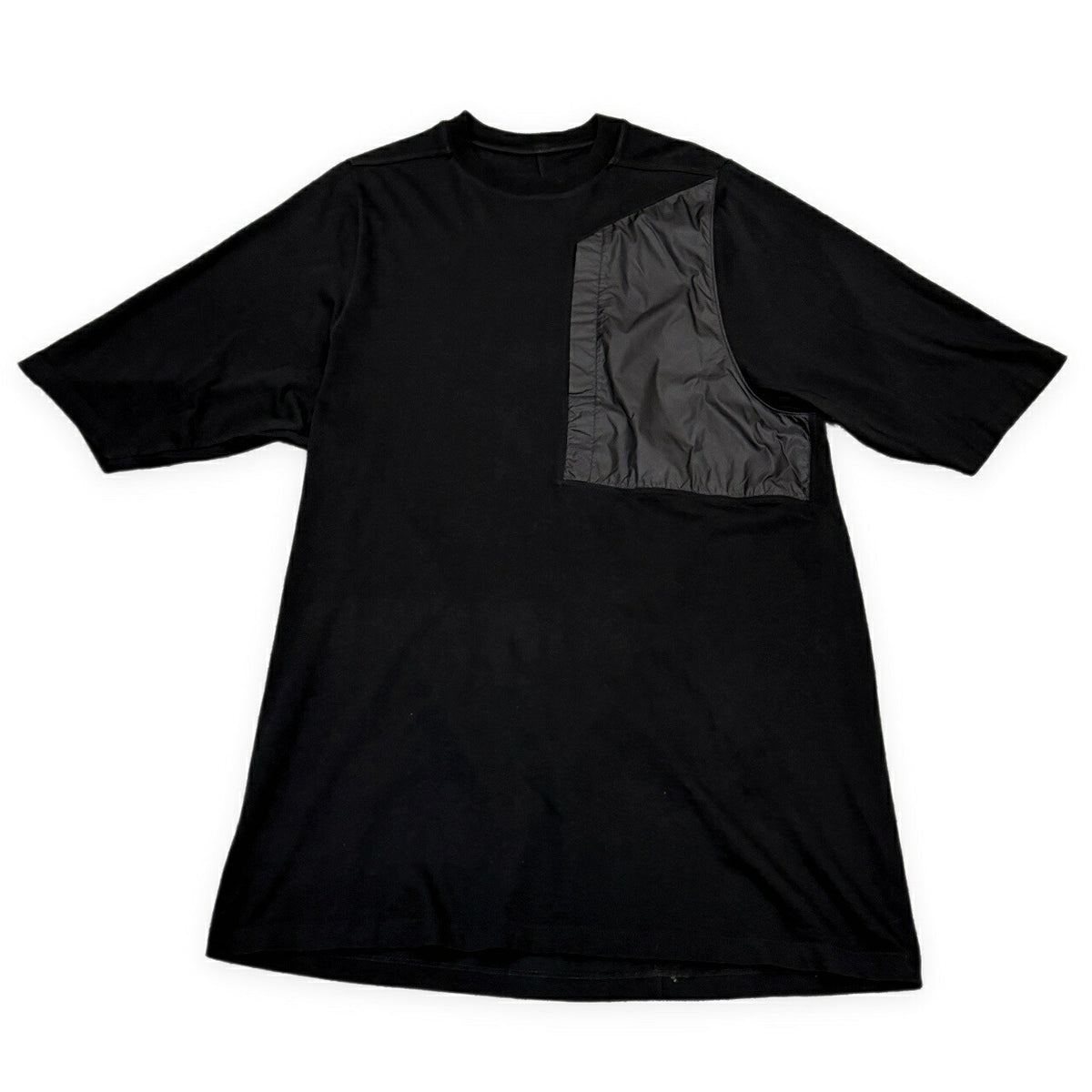 Rick Owens 23SS Nylon Chest Pocket T-Shirt Black Size S