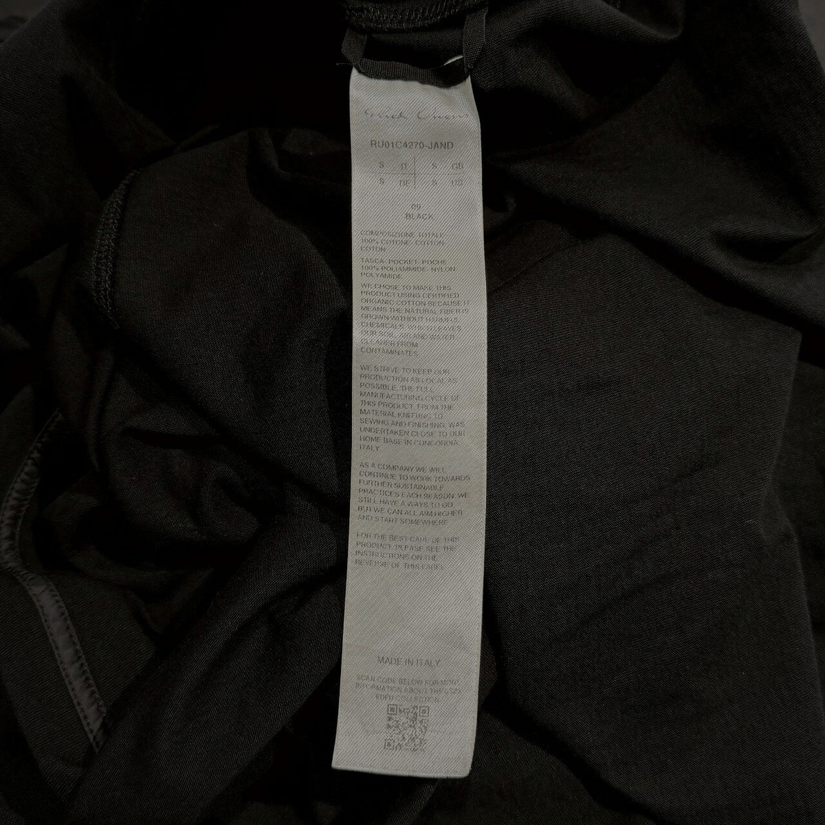 Rick Owens 23SS Nylon Chest Pocket T-Shirt Black Size S
