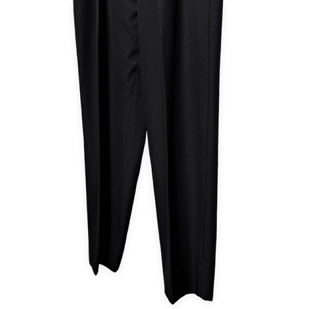 Y's for men 90s Wool Gabardine 2-Tuck Pants Black Size M