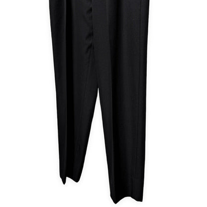 Y's for men 90s Wool Gabardine 2-Tuck Pants Black Size M
