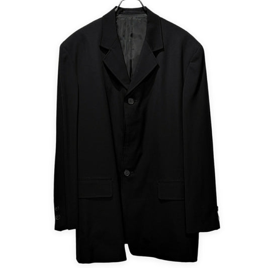 Y's for men 90s Wool Gabardine 3-Button Blazer Black Size M