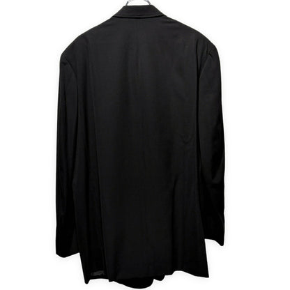 Y's for men 90s Wool Gabardine 3-Button Blazer Black Size M