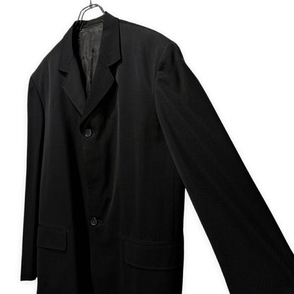 Y's for men 90s Wool Gabardine 3-Button Blazer Black Size M