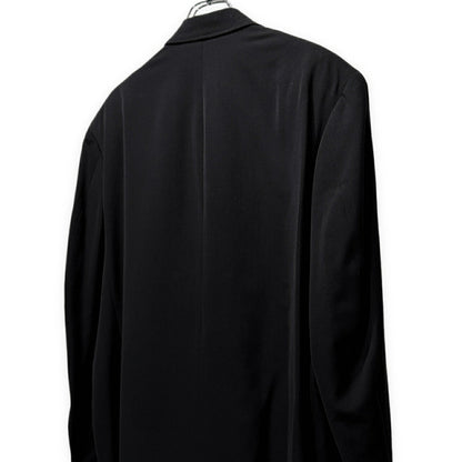 Y's for men 90s Wool Gabardine 3-Button Blazer Black Size M