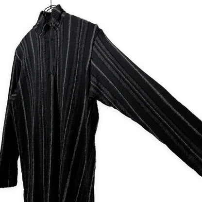 Y's for men Archive Stripe Half-Zip Knit Black Size 3