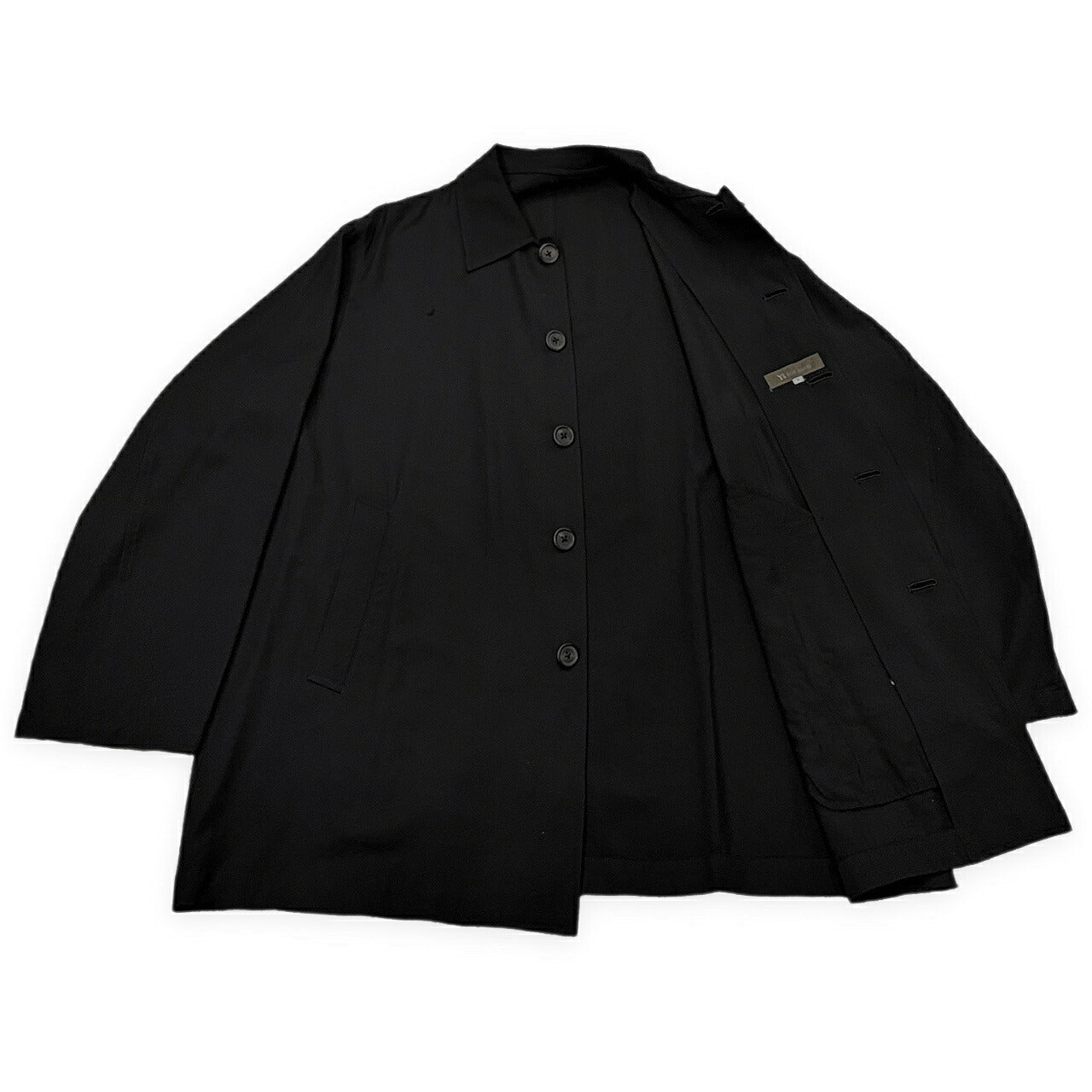 Y's for men 90s Wool Gabardine Coverall Jacket Black Size M