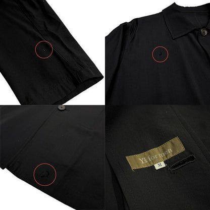Y's for men 90s Wool Gabardine Coverall Jacket Black Size M