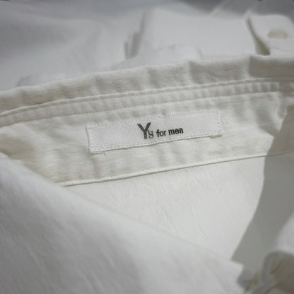 Y's for men Archive Double Pocket Shirt White
