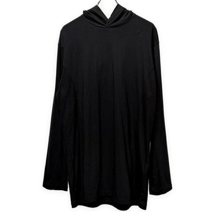 Y's for men 25AW Jersey Rib Panel Hoodie Black Size 3