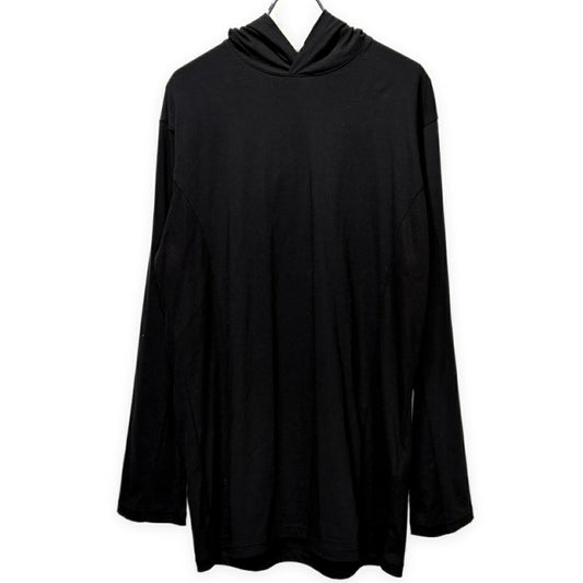 Y's for men 25AW Jersey Rib Panel Hoodie Black Size 3