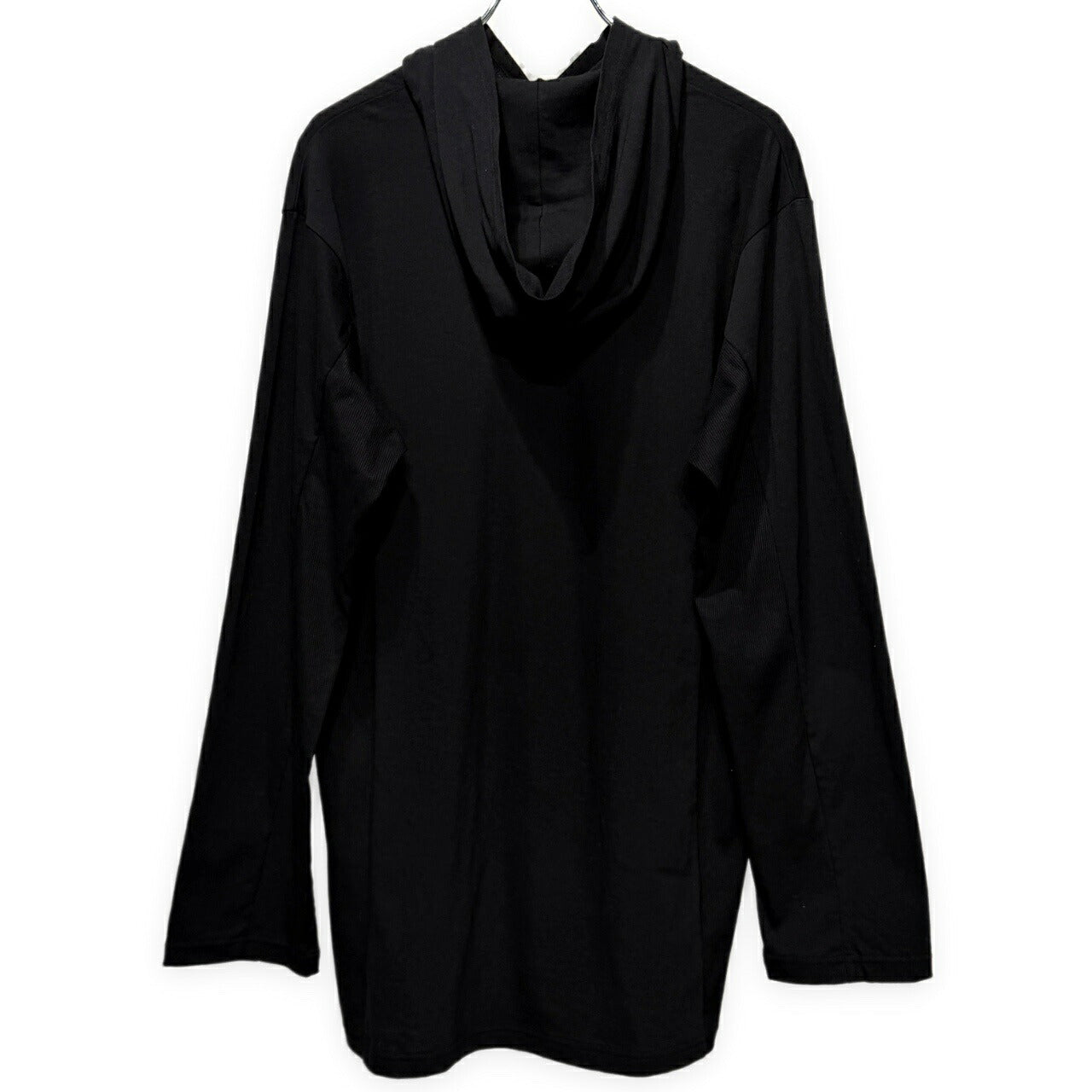 Y's for men 25AW Jersey Rib Panel Hoodie Black Size 3