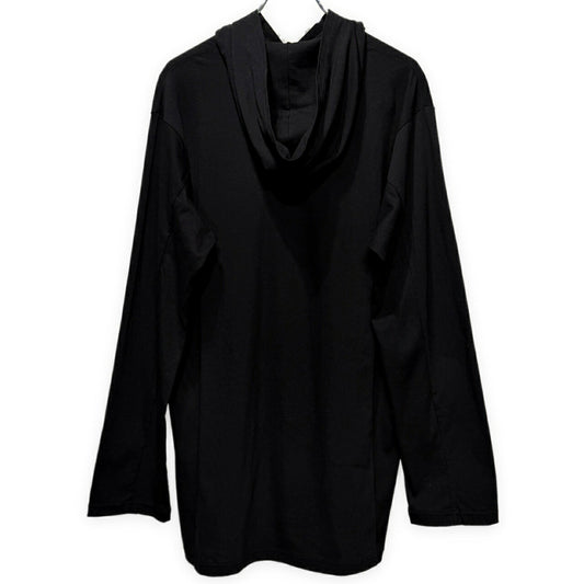 Y's for men 25AW Jersey Rib Panel Hoodie Black Size 3