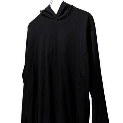 Y's for men 25AW Jersey Rib Panel Hoodie Black Size 3