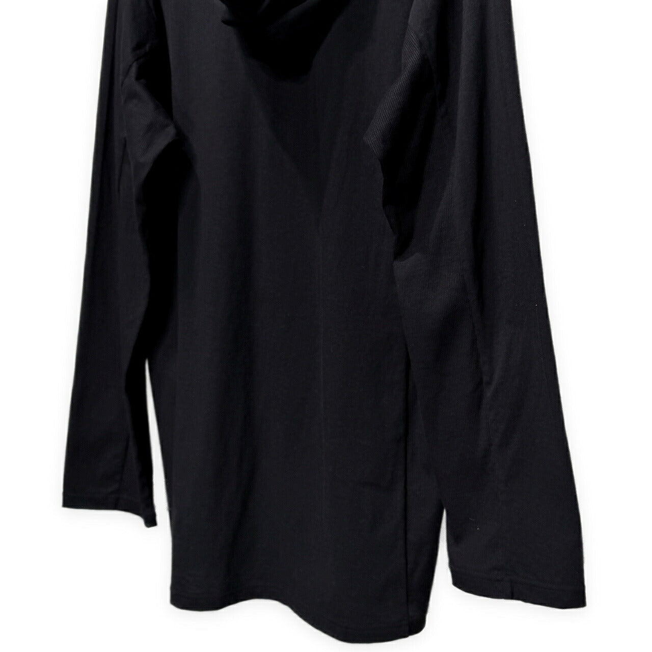 Y's for men 25AW Jersey Rib Panel Hoodie Black Size 3
