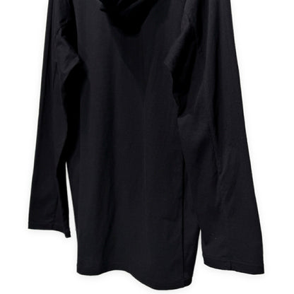 Y's for men 25AW Jersey Rib Panel Hoodie Black Size 3