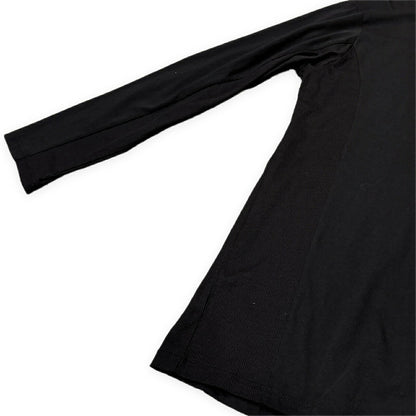 Y's for men 25AW Jersey Rib Panel Hoodie Black Size 3
