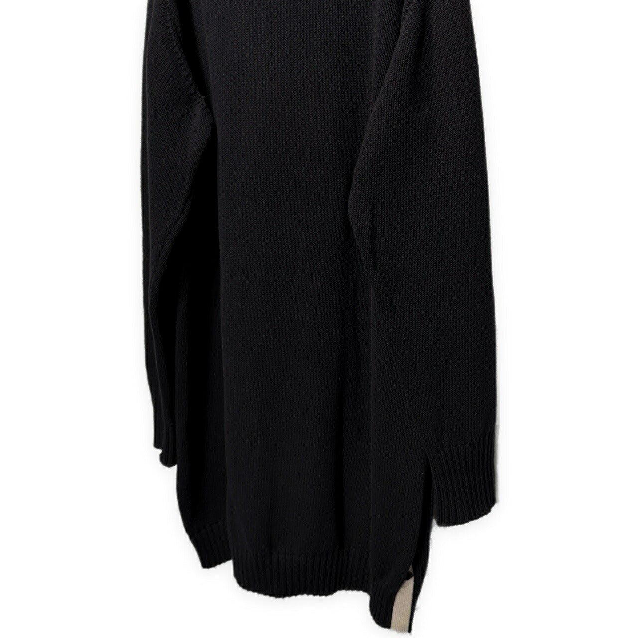 Yohji Yamamoto PH 16AW Miyazawa Drawing Slit Knit Blk Size 3
