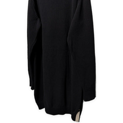 Yohji Yamamoto PH 16AW Miyazawa Drawing Slit Knit Blk Size 3