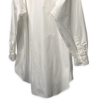 Y's for men 90s Cotton Broad Open Shirt White