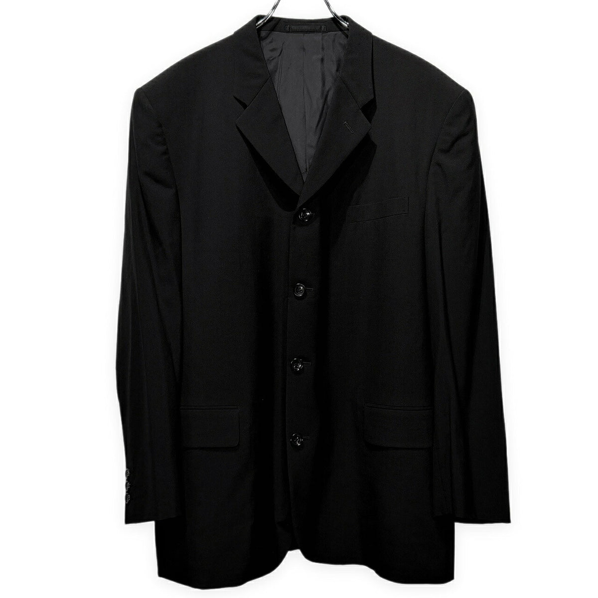 COMME des GARCONS HOMME 00AW Wool Notch Blazer Black Size L