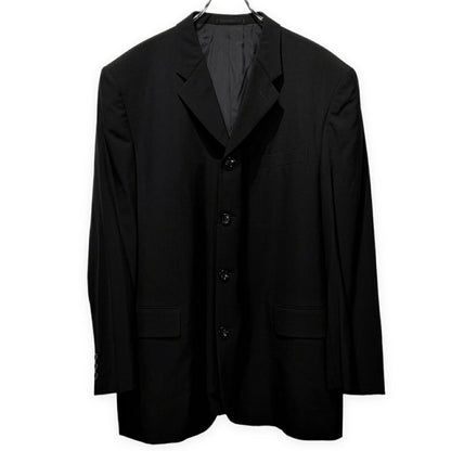 COMME des GARCONS HOMME 00AW Wool Notch Blazer Black Size L