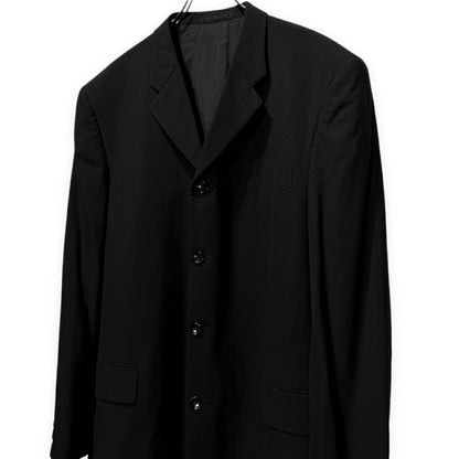 COMME des GARCONS HOMME 00AW Wool Notch Blazer Black Size L