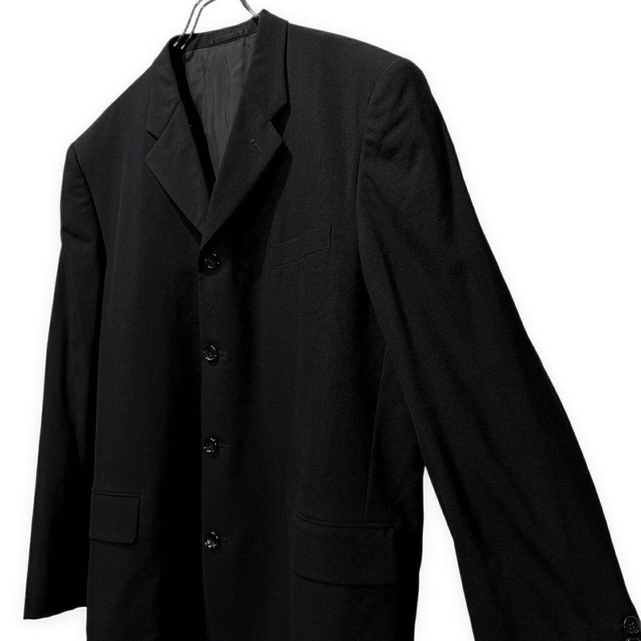 COMME des GARCONS HOMME 00AW Wool Notch Blazer Black Size L