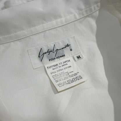Yohji Yamamoto Pour Homme 80s Cotton Shirt White Size M
