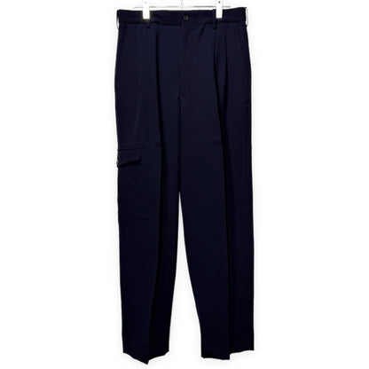 Yohji Yamamoto Pour Homme 80s Wool Pants Navy Size M