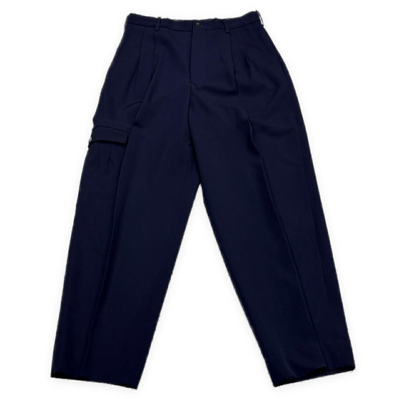 Yohji Yamamoto Pour Homme 80s Wool Pants Navy Size M