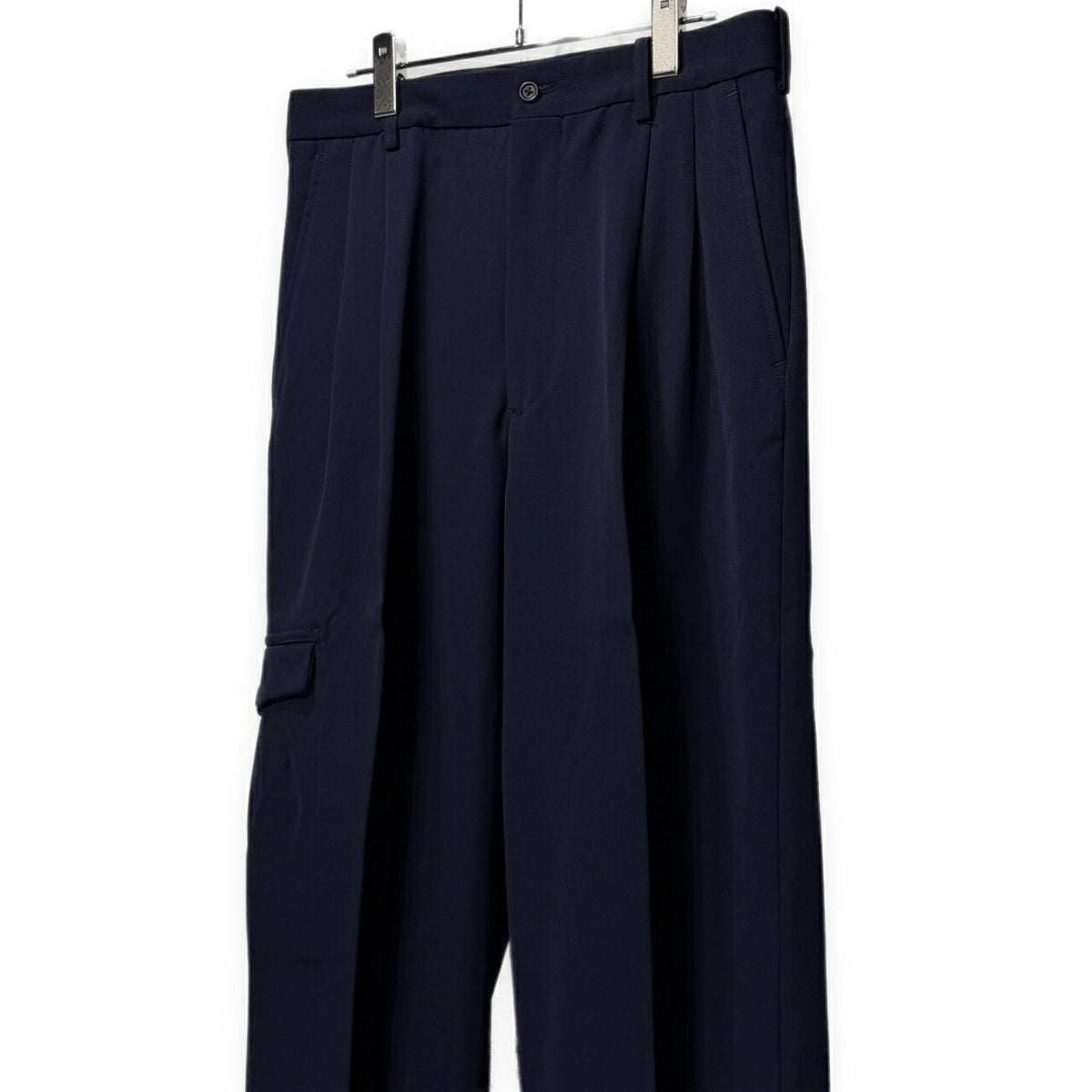 Yohji Yamamoto Pour Homme 80s Wool Pants Navy Size M