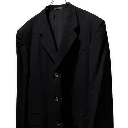 COMME des GARCONS HOMME 92AW Wool Notch Blazer Blk Size L