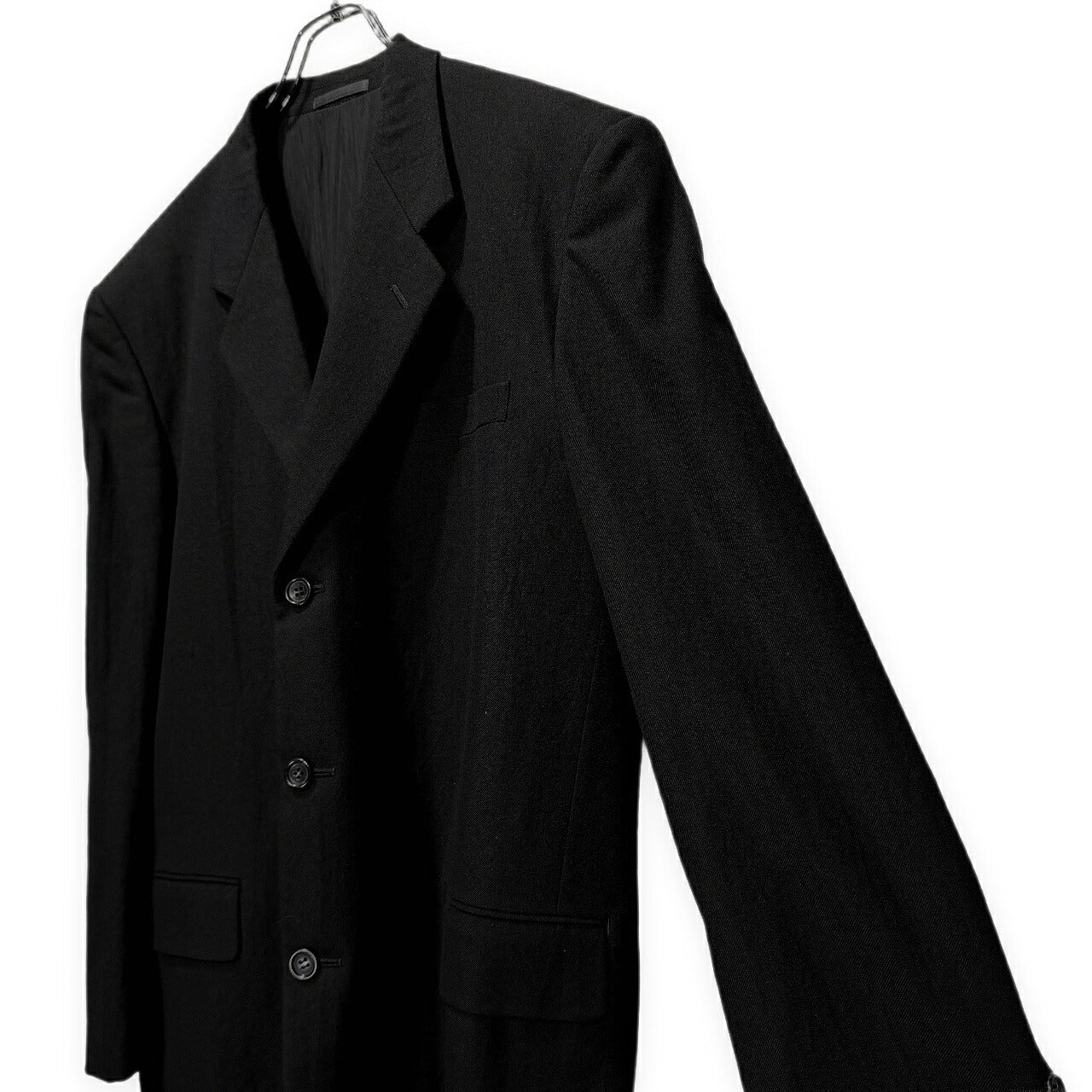 COMME des GARCONS HOMME 92AW Wool Notch Blazer Blk Size L