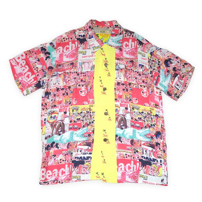 Sun Surf KEONI OF HAWAII Rayon Aloha Shirt Multi Size L