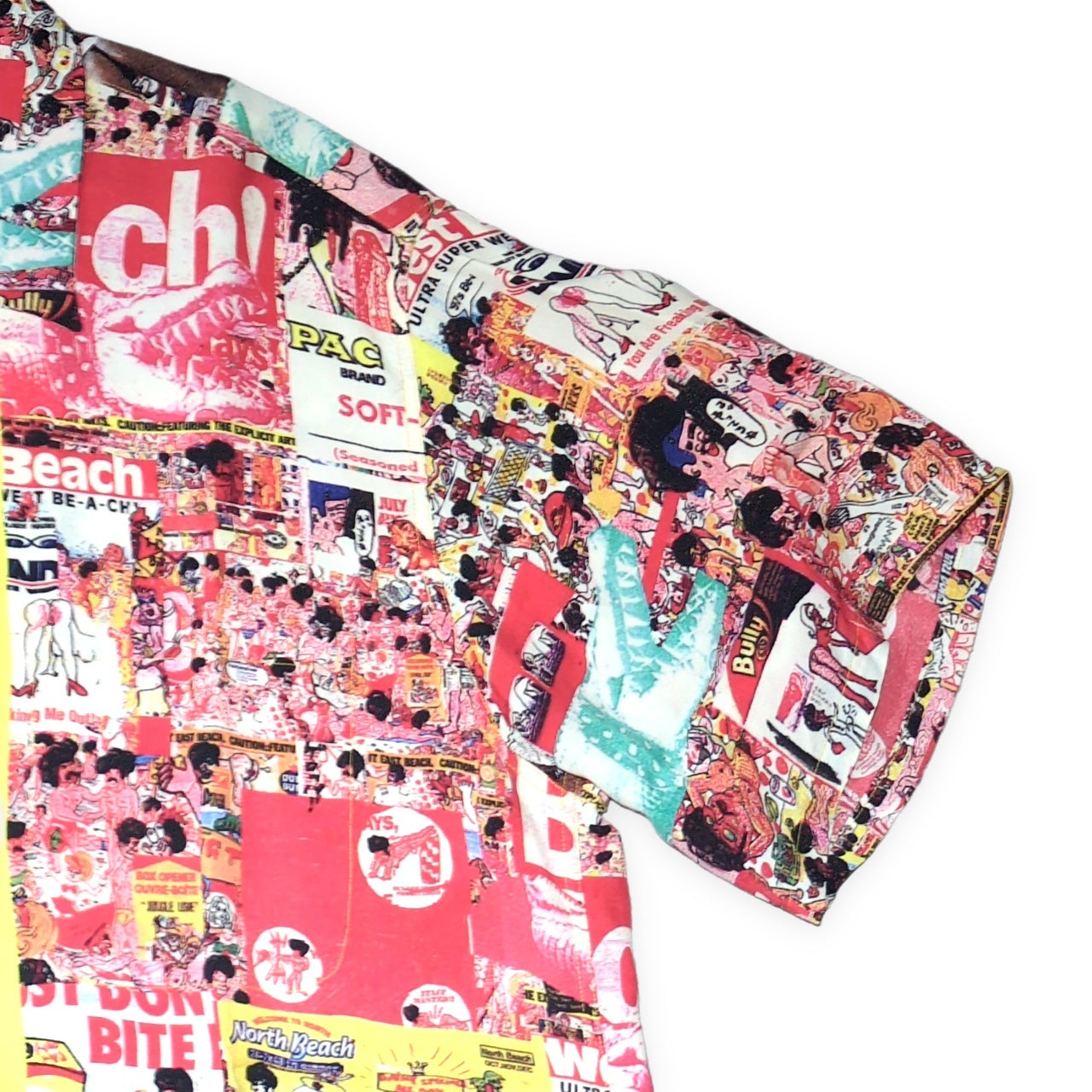Sun Surf KEONI OF HAWAII Rayon Aloha Shirt Multi Size L
