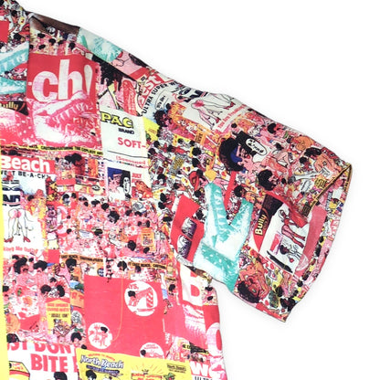 Sun Surf KEONI OF HAWAII Rayon Aloha Shirt Multi Size L