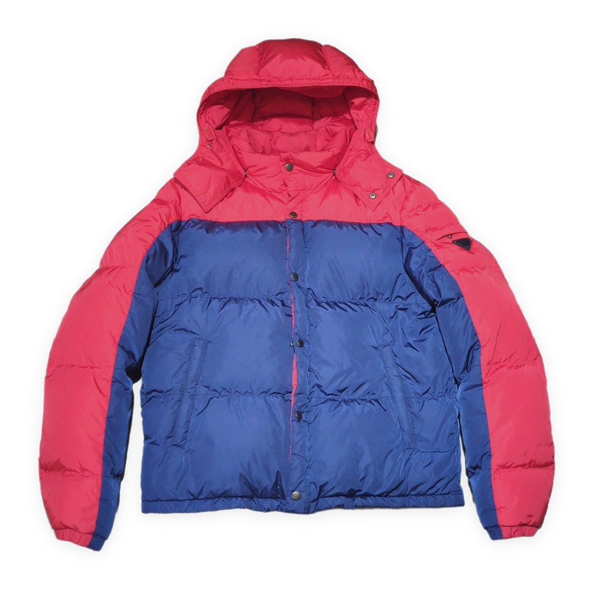 PRADA SPORT Triangle Plate Down Jacket Multi Size 52