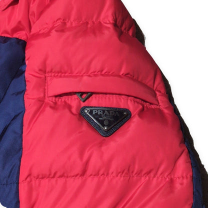 PRADA SPORT Triangle Plate Down Jacket Multi Size 52