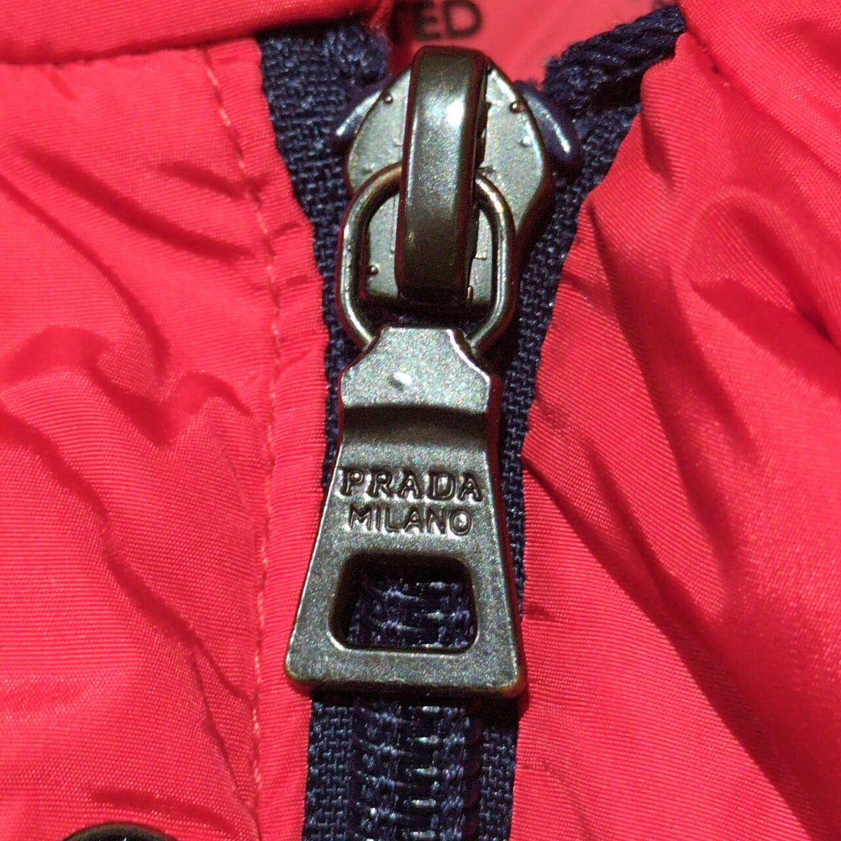 PRADA SPORT Triangle Plate Down Jacket Multi Size 52