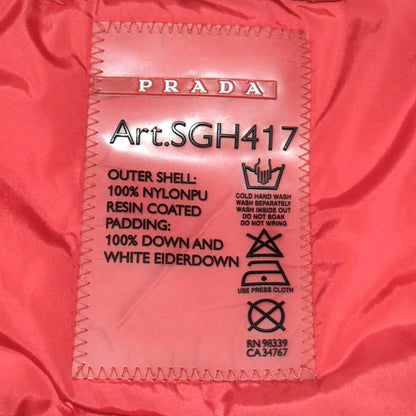 PRADA SPORT Triangle Plate Down Jacket Multi Size 52