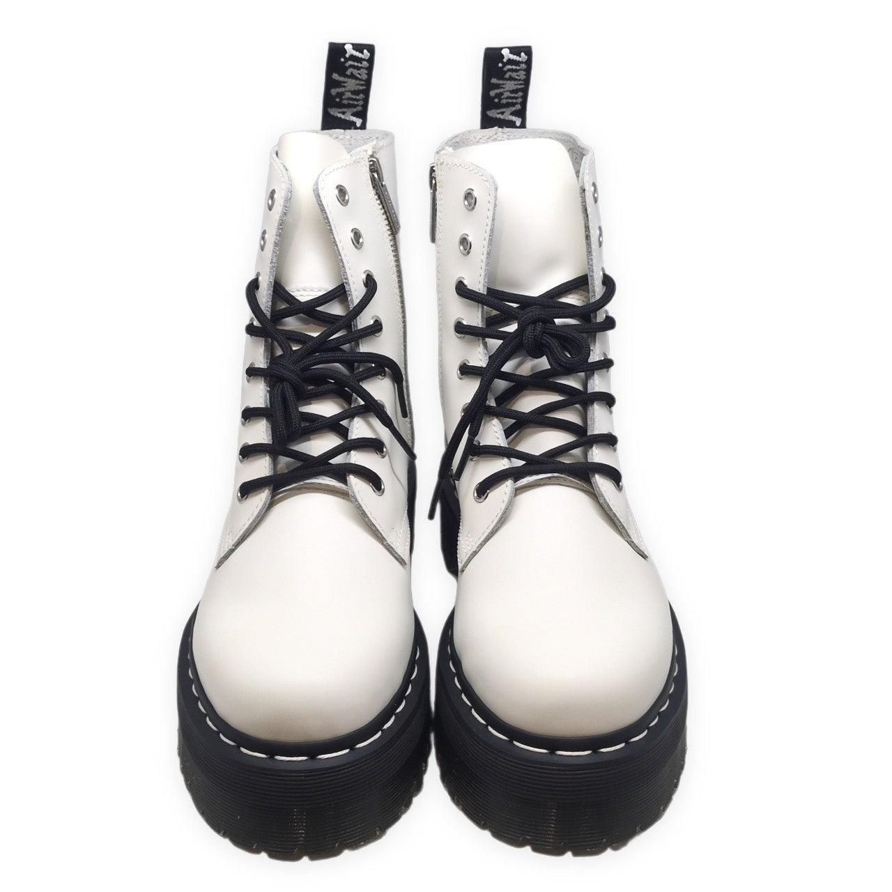 Dr.Martens JADON WS White Stitch Platform Boots Size UK7