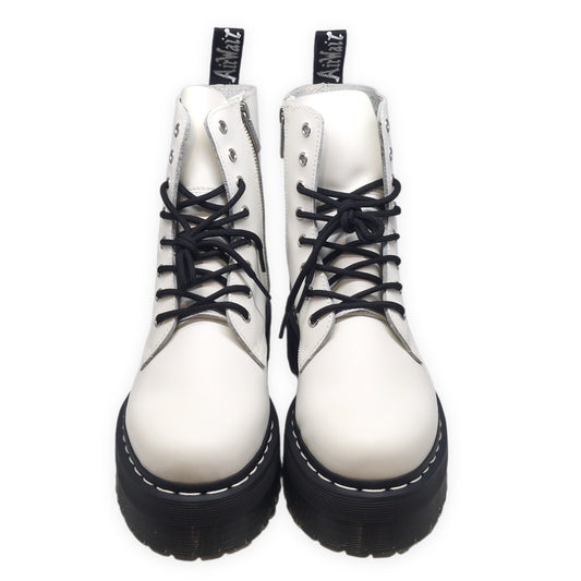 Dr.Martens JADON WS White Stitch Platform Boots Size UK7
